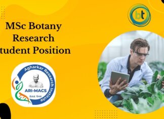 MSc Botany Research Student Position