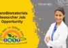 NanoBiomaterials Researcher Job Opportunity
