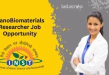 NanoBiomaterials Researcher Job Opportunity
