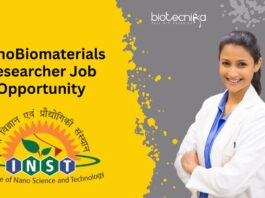 NanoBiomaterials Researcher Job Opportunity
