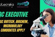 Quality Control Jobs at Zydus Ahmedabad
