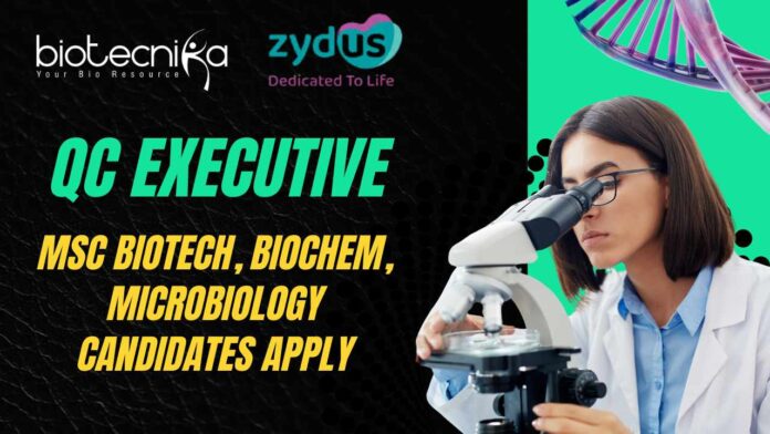 Quality Control Jobs at Zydus Ahmedabad
