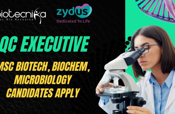 Quality Control Jobs at Zydus Ahmedabad