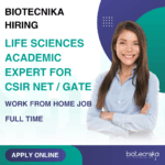 Life Sciences Teaching Jobs at Biotecnika