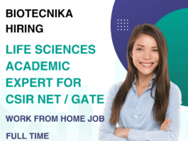 Life Sciences Teaching Jobs at Biotecnika
