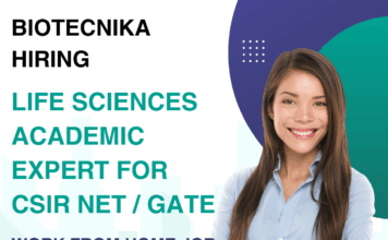 Life Sciences Teaching Jobs at Biotecnika