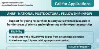 ANRF-National Post Doctoral Fellowship 2025 Scheme Open For Applications