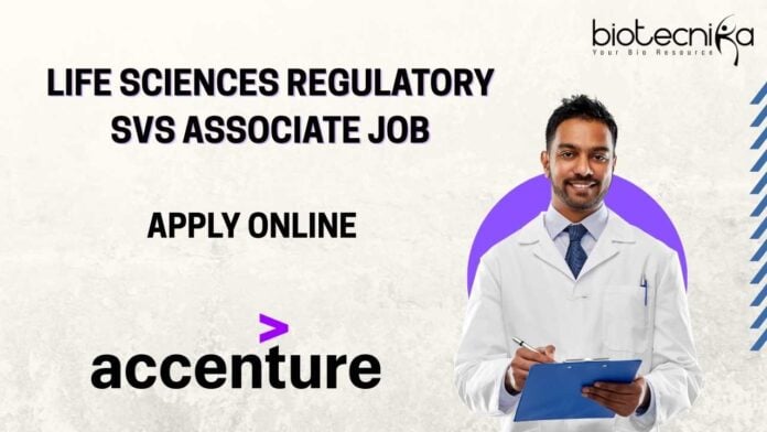  Accenture Life Sciences Regulatory Svs Associate Job