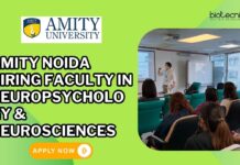 Amity Noida Hiring Faculty in Neuropsychology & Neurosciences – Life Sciences Apply Amity Noida Hiring Faculty in Neuropsychology & Neurosciences (1)