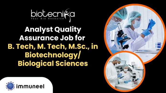 Analyst Quality Assurance Job