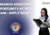 Life Sciences Research Assistant Job