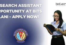 Life Sciences Research Assistant Job