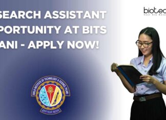 Life Sciences Research Assistant Job