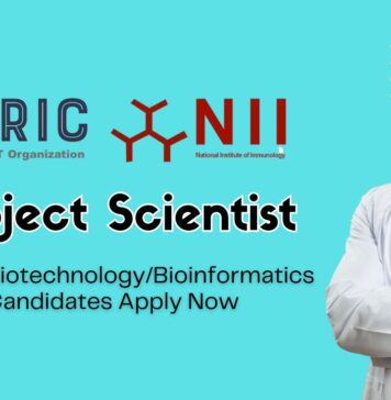 BRIC-NII Project Scientist Job - PhD in BiotechnologyBioinformatics Candidates Apply Now