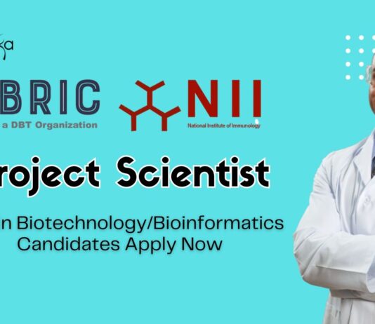 BRIC-NII Project Scientist Job - PhD in BiotechnologyBioinformatics Candidates Apply Now