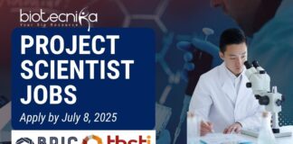 BRIC-THSTI Project Scientist Jobs – Apply by July 8, 2025