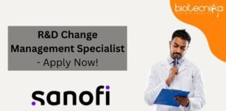 R&D Change Management Specialist - Apply Now!