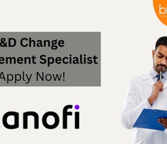 R&D Change Management Specialist - Apply Now!