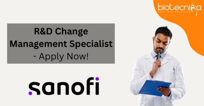 R&D Change Management Specialist - Apply Now!