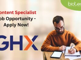 Content Specialist Job Opportunity - Apply Now!