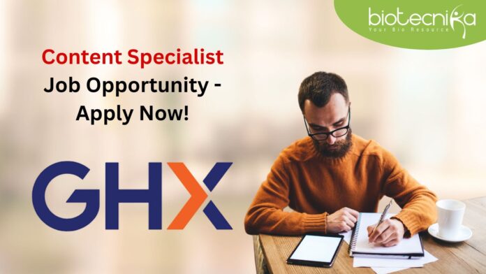 Content Specialist Job Opportunity - Apply Now!
