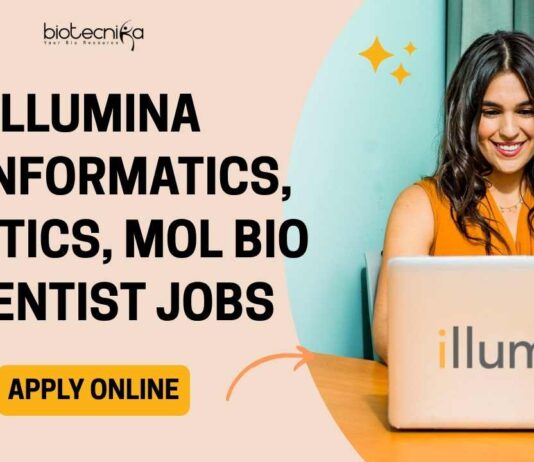 Illumina Bioinformatics Applications Scientist Jobs