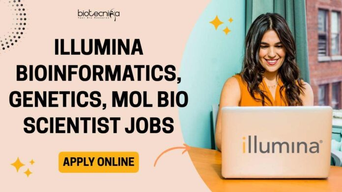 Illumina Bioinformatics Applications Scientist Jobs