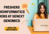 Freshers Bioinformatics Jobs at GeNext Genomics