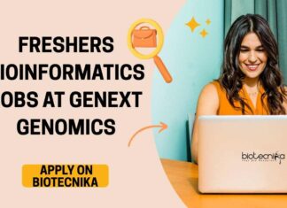 Freshers Bioinformatics Jobs at GeNext Genomics