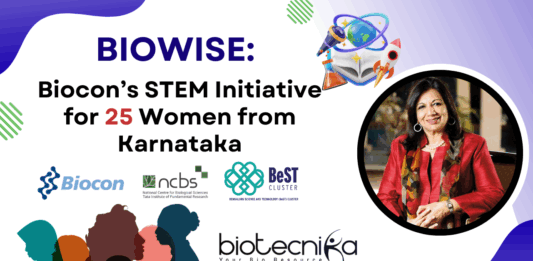 BioWISE Biocon’s STEM Initiative for 25 Women from Karnataka