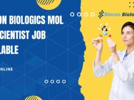 Biocon Biologics Mol Bio Scientist Job