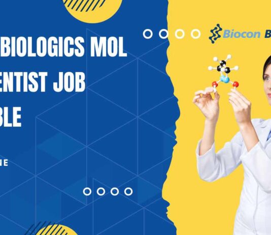 Biocon Biologics Mol Bio Scientist Job