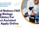 United Nations FAO India Jobs