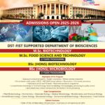 Manipal University Jaipur Admissions 2025-26 Open in DST- FIST Supported Department of Biosciences – Online Applications Invited Manipal University Jaipur Admissions 2025