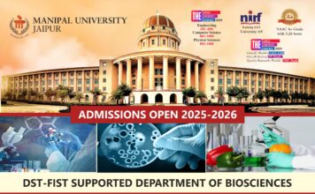 Manipal University Jaipur Admissions 2025