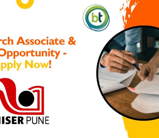Research Associate & JRF Opportunity - Apply Now!