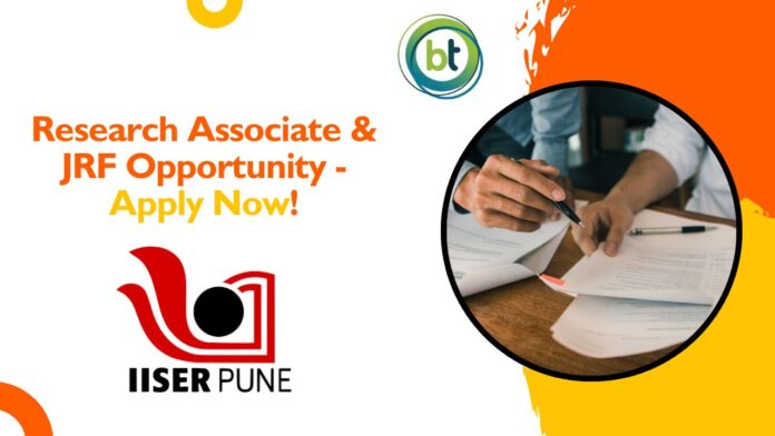 Research Associate & JRF Opportunity - Apply Now!