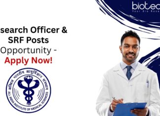 Research Officer & SRF Posts Opportunity - Apply Now!