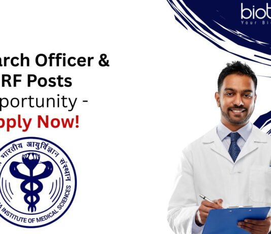 Research Officer & SRF Posts Opportunity - Apply Now!