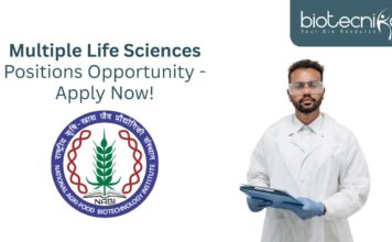 Multiple Life Sciences Positions Opportunity - Apply Now!