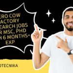 Zero Cow Factory Research Jobs For MSc