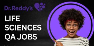 Life Sciences QA Jobs at Dr Reddy's Labs