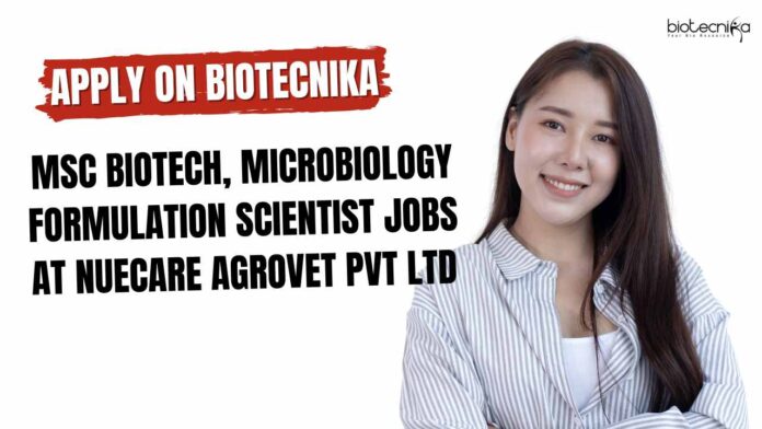 MSc Biotech Jobs Bangalore