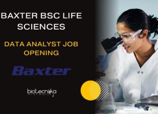 Baxter BSc Life Sciences Job Opening