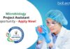 Microbiology Project Assistant Opportunity - Apply Now!