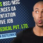 Freshers Life Sciences QA Documentation Executive Job