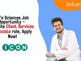 Life Sciences Job Opportunity - For the Client Services Associate role, Apply Now!