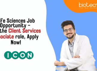 Life Sciences Job Opportunity - For the Client Services Associate role, Apply Now!