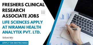 Freshers CRA Jobs For Life Sciences at NIRAMAI