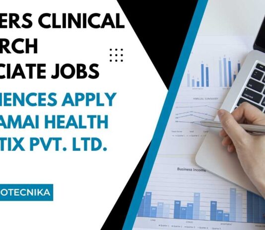 Freshers CRA Jobs For Life Sciences at NIRAMAI